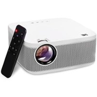 Kodak - FLIK X10 Full HD Home Projector, 1080p Portable Projector & Home Theater System with Remote Control - White - Front_Zoom