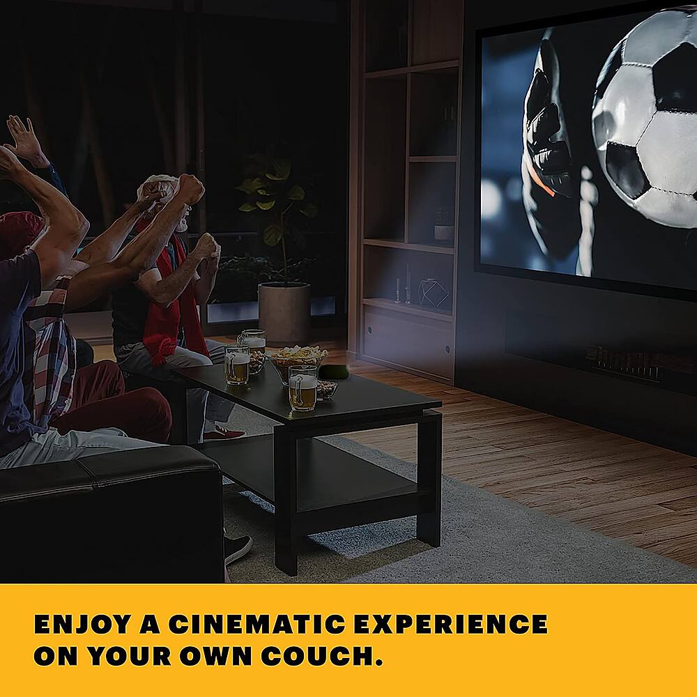 Enjoy a cinematic experience on your own couch.
