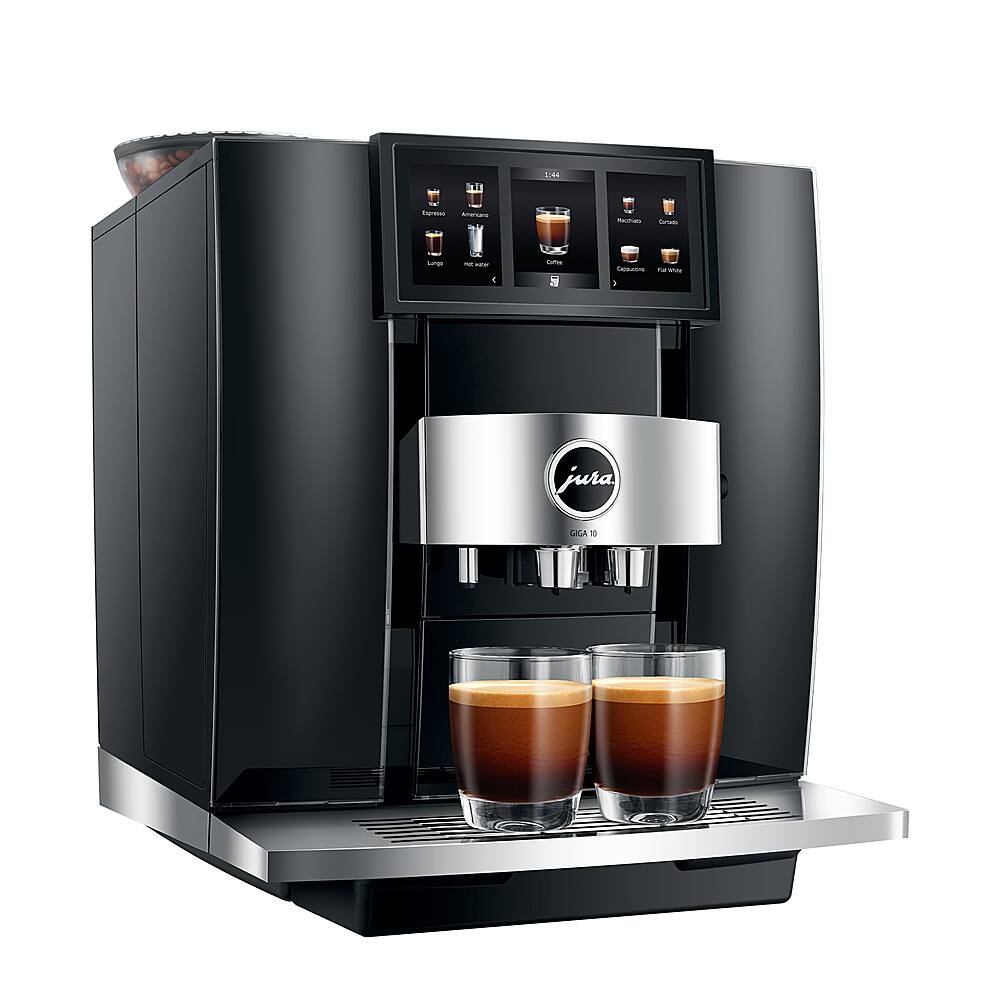Angle. Jura - GIGA 10 Specialty Coffee Machine - Diamond Black.