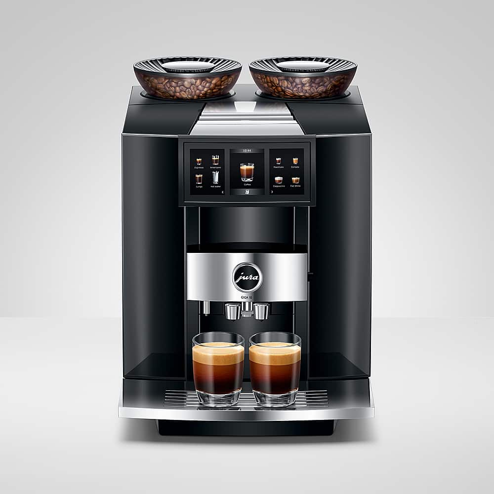 JURA - GIGA 10 Specialty Coffee Machine - Diamond Black - Front_Zoom