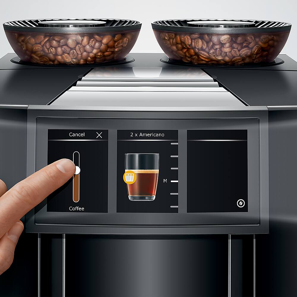 Alt View 13. Jura - GIGA 10 Specialty Coffee Machine - Diamond Black.