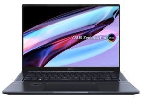 ASUS - Vivobook Pro 16X Touch Laptop OLED - Intel 13 Gen Core i9-13900H with 32GB RAM - Nvidia GeForce RTX 4070 - 1TB SSD - Tech Black - Front_Zoom