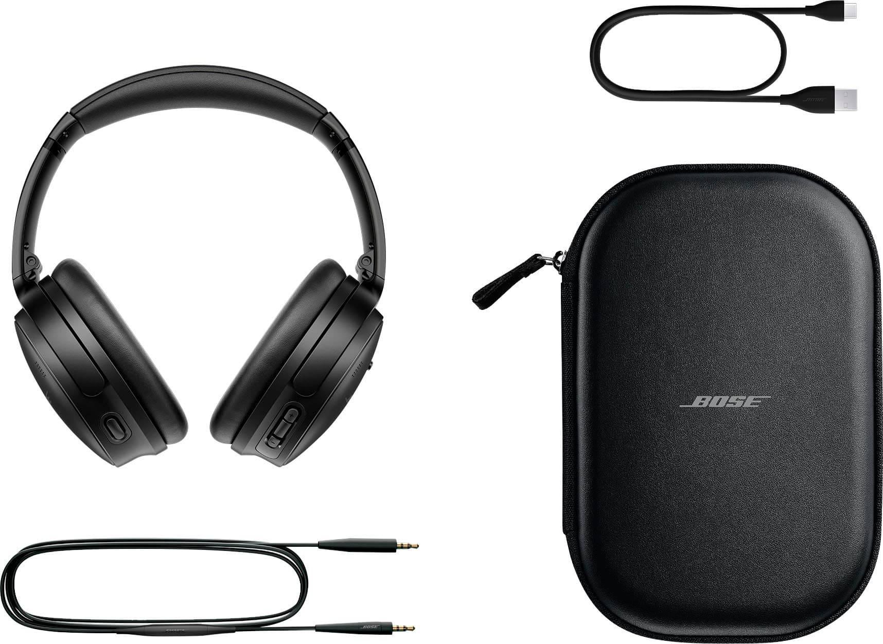 Best Buy: Bose QuietComfort 35 II Wireless Noise Cancelling Over-the-Ear  Headphones Black 789564-0010