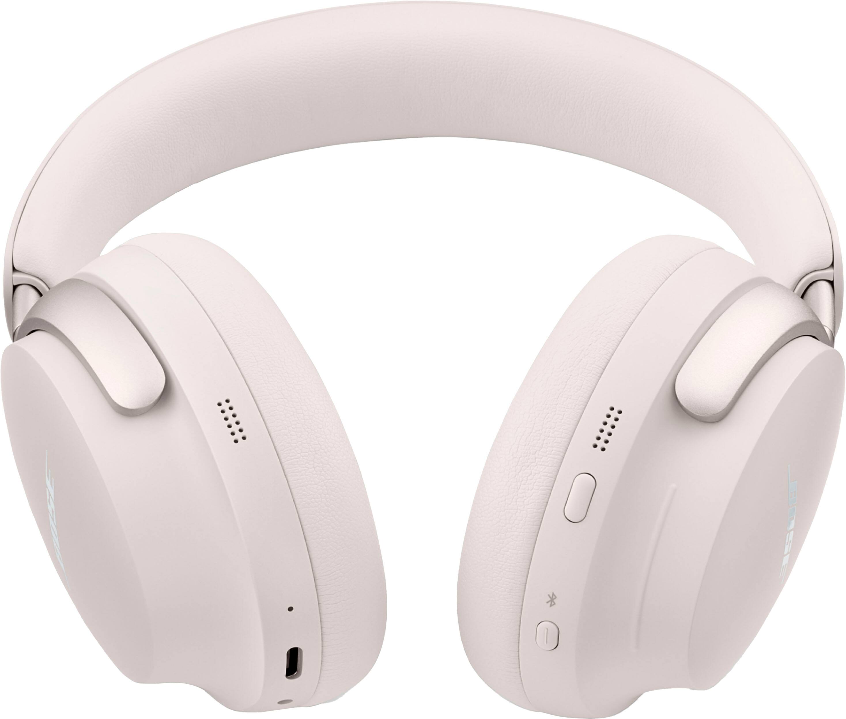 Bose QuietComfort Ultra Wireless Noise Cancelling Over-the-Ear Headphones  White Smoke 880066-0200 - Best Buy