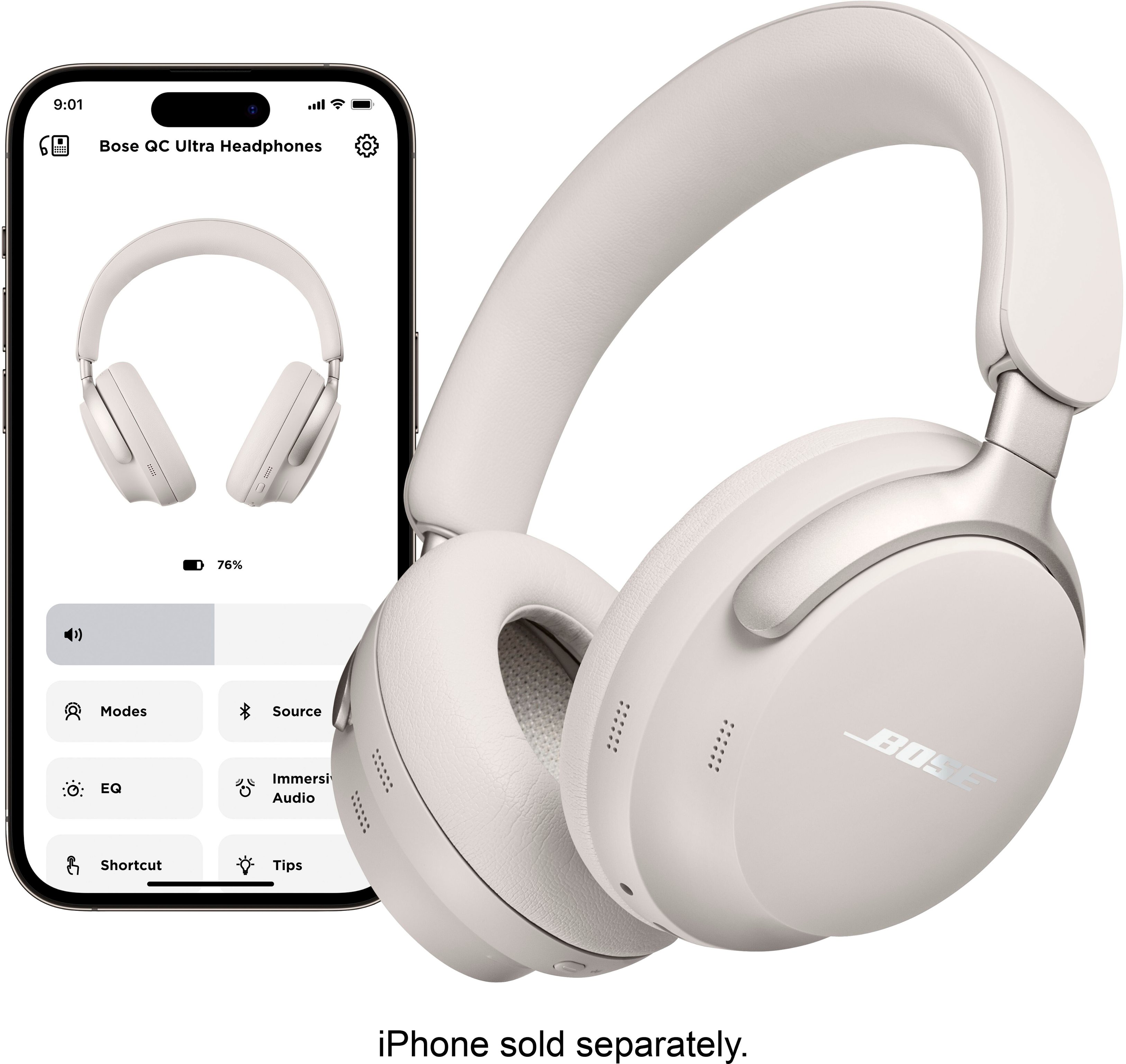Best Headphones Bose Noise Wireless White - Cancelling Ultra QuietComfort Buy Over-the-Ear 880066-0200 Smoke