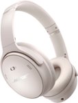 Front. Bose - QuietComfort Wireless Noise Cancelling Over-the-Ear Headphones - White Smoke.