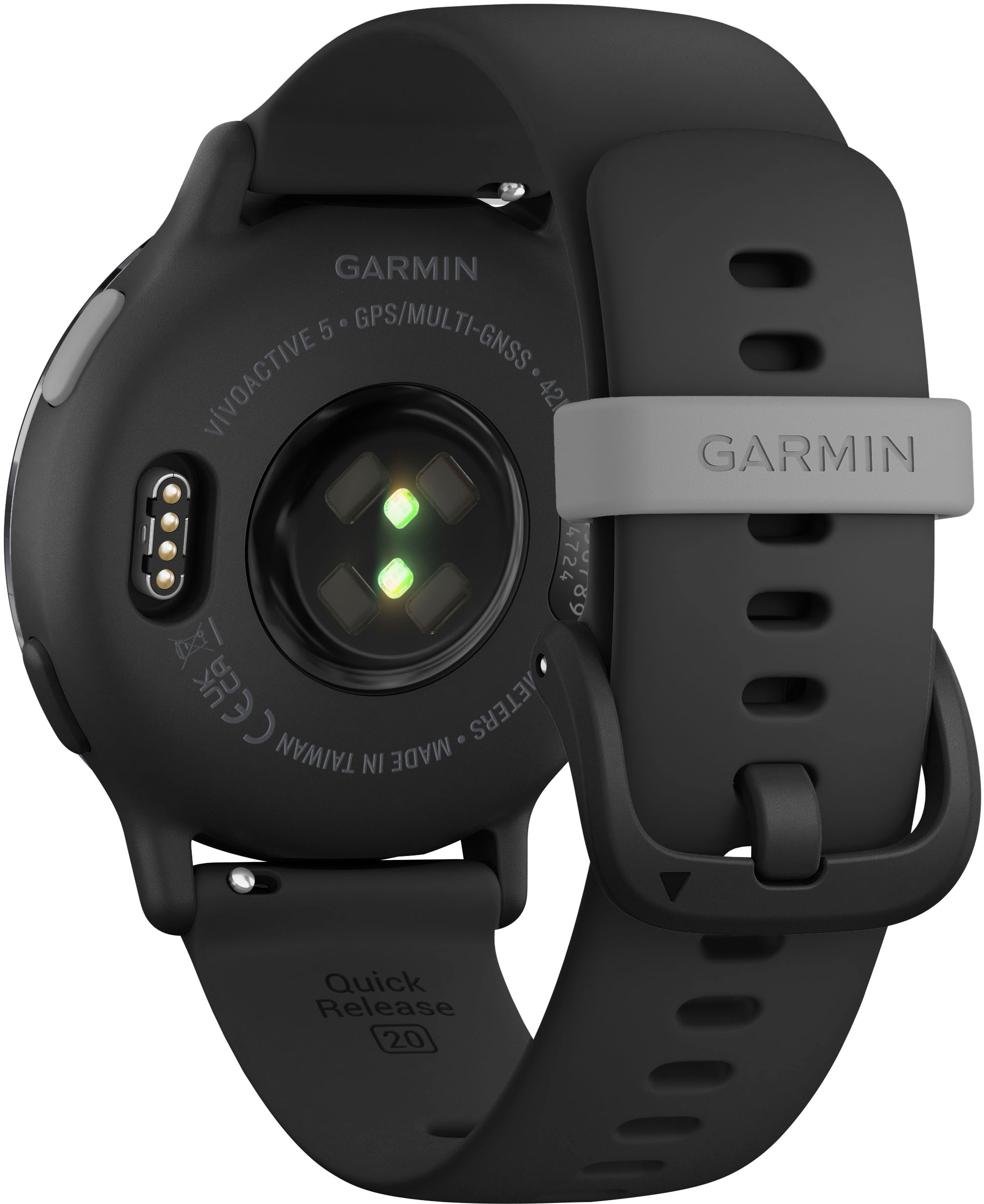 Garmin vívoactive 5 GPS Smartwatch 42 mm Fiber-reinforced polymer Slate  Aluminum and Black 010-02862-10 - Best Buy