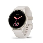 Garmin Venu 3S GPS Smartwatch 41 mm Fiber-reinforced polymer Stainless  Steel and Ivory 010-02785-04 - Best Buy