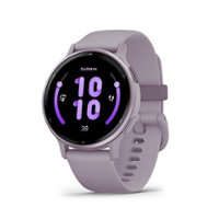 Garmin - vívoactive 5 GPS Smartwatch 42 mm Fiber-reinforced polymer - Metallic Orchid Aluminum and Orchid - Front_Zoom
