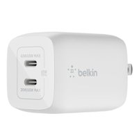 Belkin - 65W Dual USB-C Wall Charger, Fast Charging Power Delivery 3.0 with GaN Technology for Apple iPhone and Samsung - White - Alt_View_Zoom_11