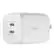 Alt View 11. Belkin - 65W Dual USB-C Wall Charger, Fast Charging Power Delivery 3.0 with GaN Technology for Apple iPhone and Samsung - White.