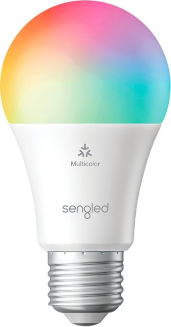 Front Zoom. Sengled - A19 WiFi Color Matter-Enabled 60W Smart Led Bulb, Works With Amazon Alexa and Google Assistant - Multi.