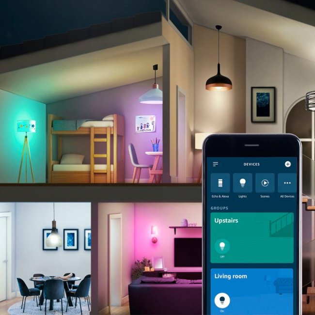 Sengled - A19 WiFi Color Matter-Enabled 60W Smart Led Bulb, Works With Amazon Alexa and Google Assistant - Multi_4