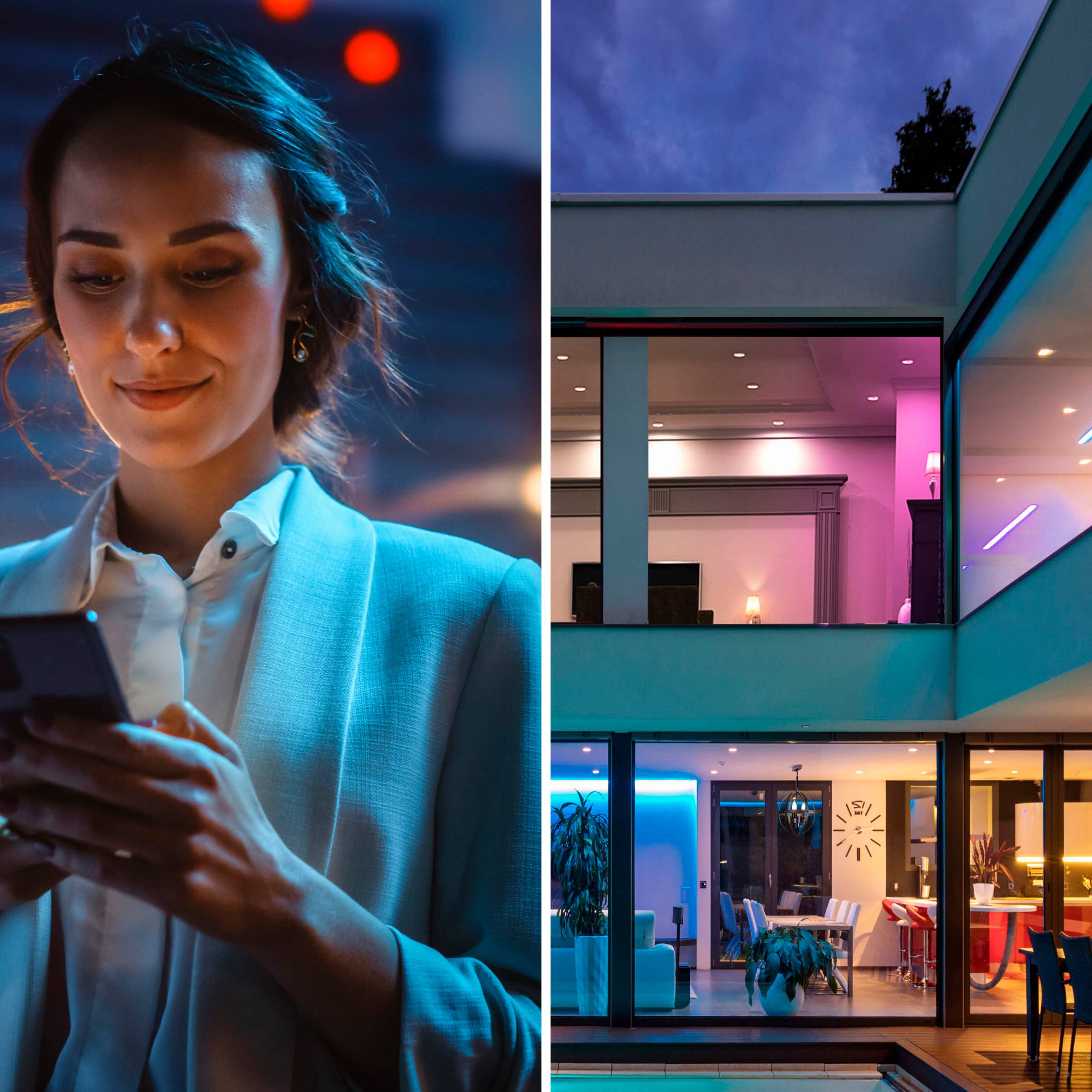 Alt View 16. Sengled - A19 WiFi Color Matter-Enabled 60W Smart Led Bulb, Works With Amazon Alexa and Google Assistant - Multi.