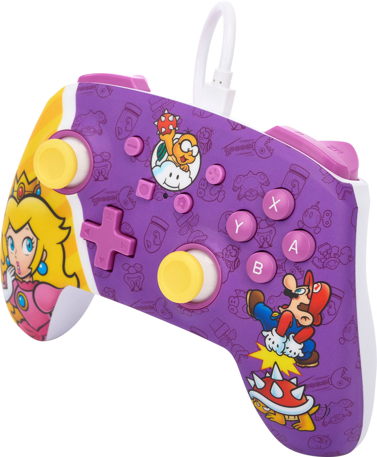 Custom Princess Peach Pastel Pink Nintendo Switch Pro Controller 