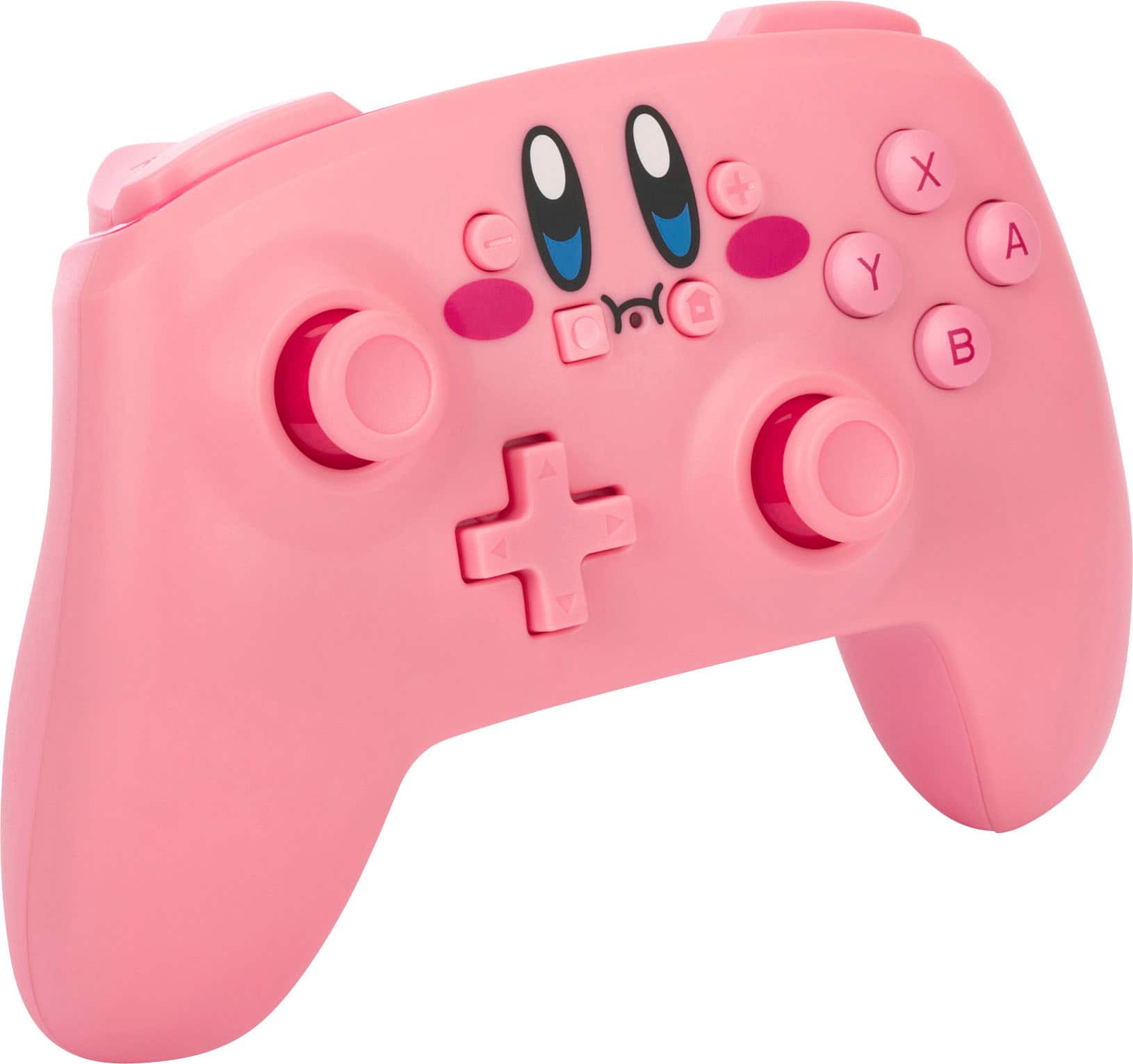 Angle. PowerA - Enhanced Wireless Controller for Nintendo Switch - Kirby Mouthful.