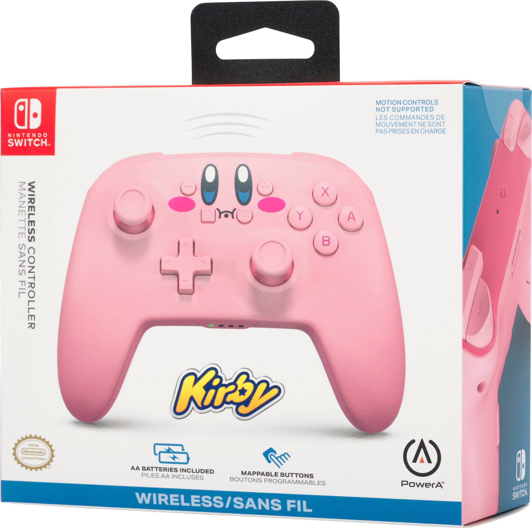 Alt View 25. PowerA - Enhanced Wireless Controller for Nintendo Switch - Kirby Mouthful.