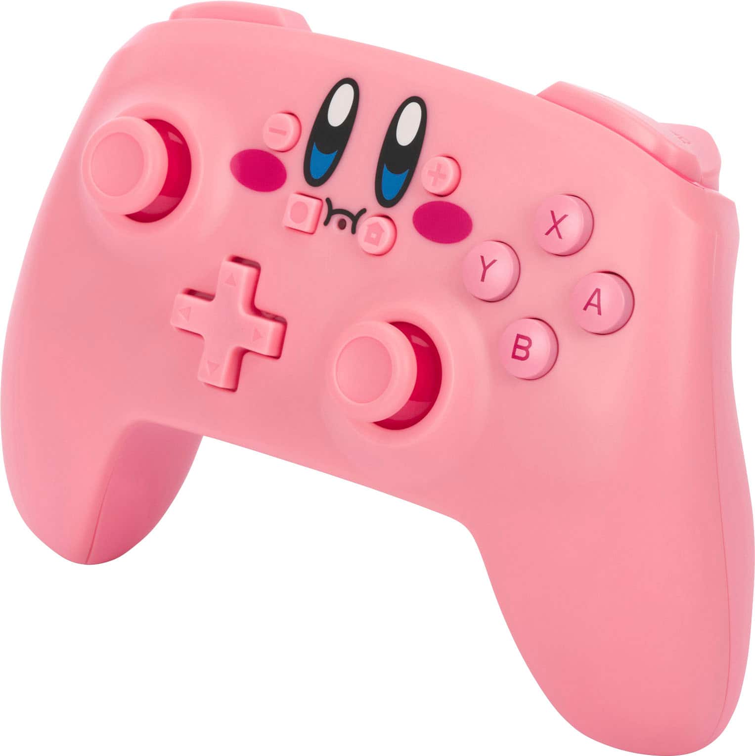 Left. PowerA - Enhanced Wireless Controller for Nintendo Switch - Kirby Mouthful.