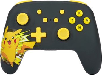 PowerA - Wireless Controller for Nintendo Switch - Pikachu Ecstatic - Front_Zoom