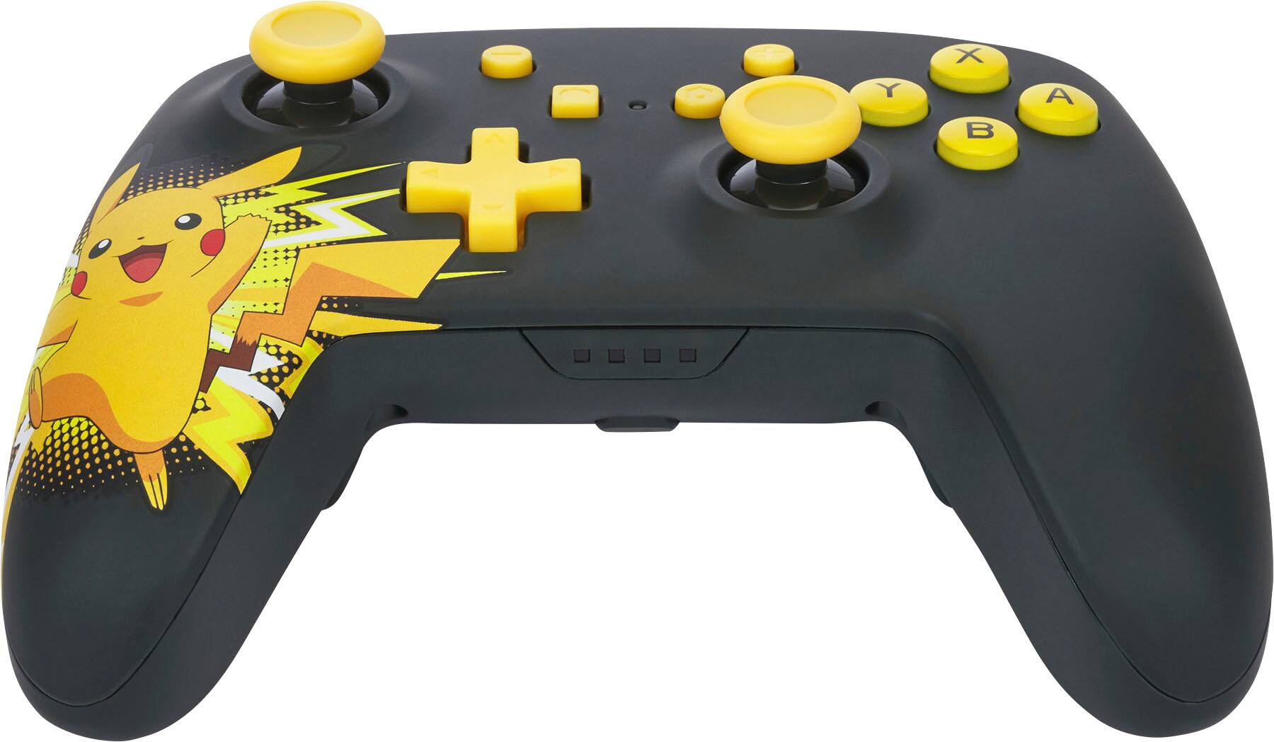 Alt View 17. PowerA - Wireless Controller for Nintendo Switch - Pikachu Ecstatic.