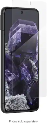 ZAGG - Glass Elite Ultra-Strong Tempered Glass Screen Protector for Google Pixel 8 - Clear
