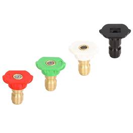 Greenworks - Universal Pressure Washer Spray Tip Nozzles (4 pack) - Multi