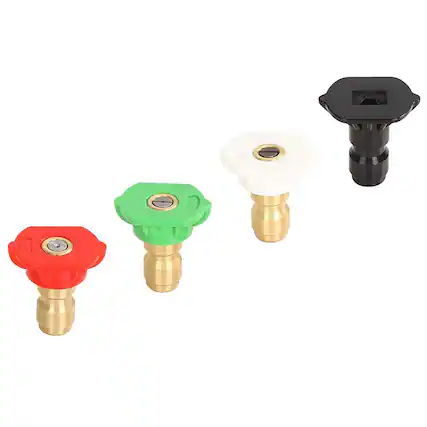 Front. Greenworks - Universal Pressure Washer Spray Tip Nozzles (4 pack) - Multi.
