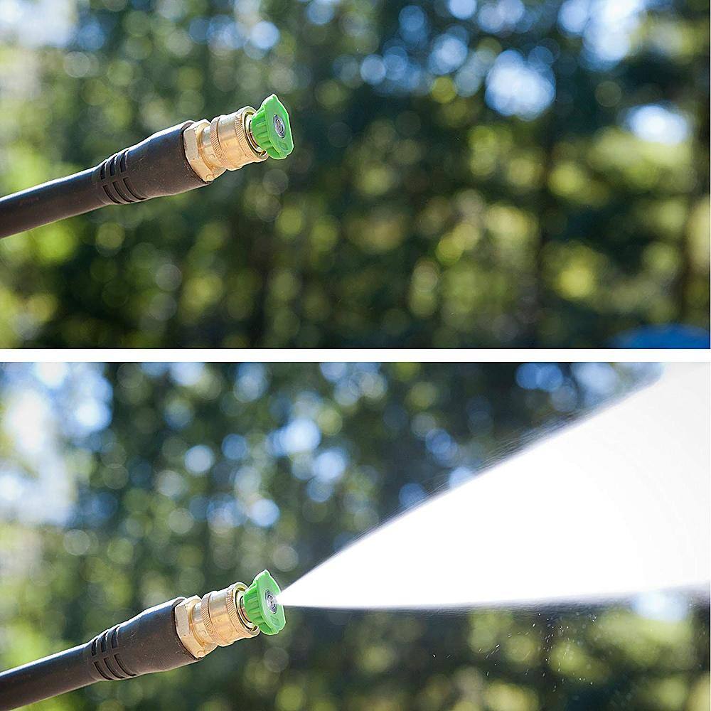 Left. Greenworks - Universal Pressure Washer Spray Tip Nozzles (4 pack) - Multi.