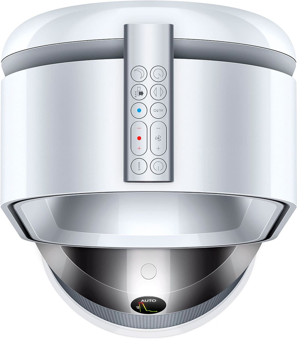 Alt View 12. Dyson - Refurbished HP04 Pure Hot + Cool Smart Tower Air Purifier, Heater and Fan - Silver.