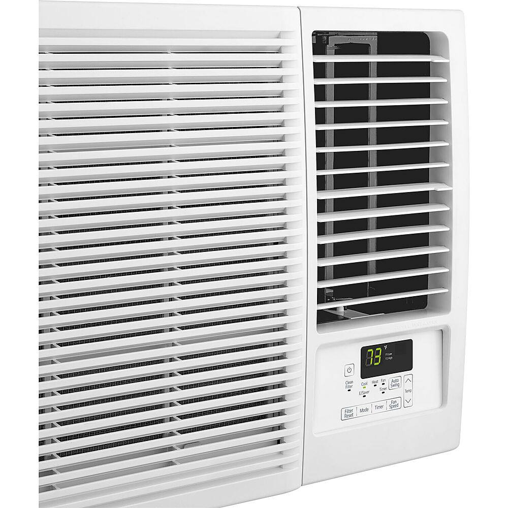 Alt View 12. LG - 18,000 BTU 230V Window-Mounted Air Conditioner with 12,000 BTU Supplemental Heat Function - White.