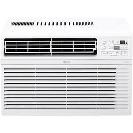 LG - 8,000 BTU Window Air Conditioner with Wifi Controls - White