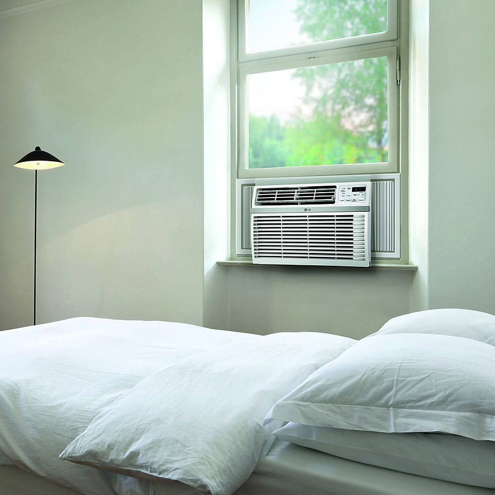 Alt View 11. LG - 8, 000 BTU Window Air Conditioner with Wifi Controls - White.