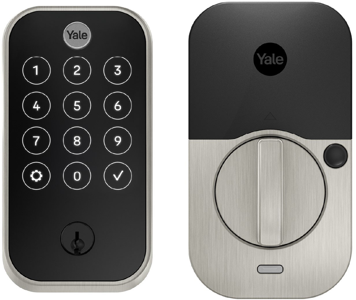 Yale Assure Lock Smart Lock Wi-Fi with Touch Fingerprint Access Satin  Nickel YRD420-F-WF1-619 Best Buy