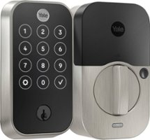 Yale - Assure Lock 2 Smart Lock Wi-Fi with Touch Fingerprint Access - Satin Nickel - Front_Zoom