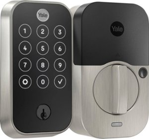 Yale - Assure Lock 2 Smart Lock Wi-Fi with Touch Fingerprint Access - Satin Nickel
