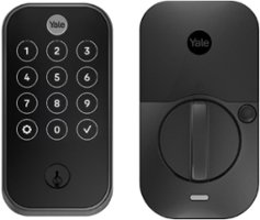 Yale - Assure Lock 2 Touch Fingerprint with Wi-Fi - Black Suede - Front_Zoom