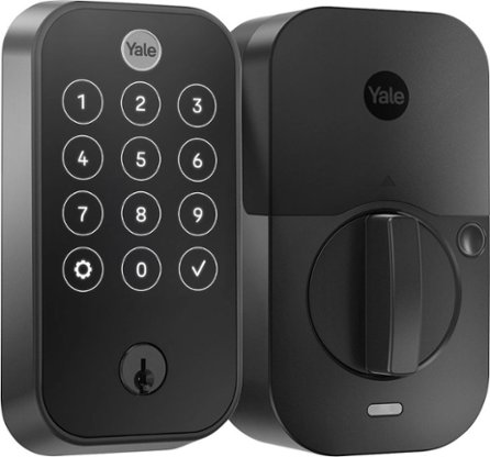 Yale - Assure Lock 2 Smart Lock Wi-Fi with Touch Fingerprint Access - Black Suede