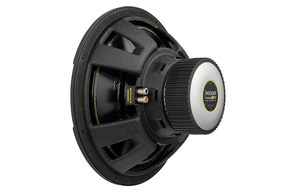 Alt View 11. KICKER - CompC 15" Dual-Voice-Coil 4-Ohm Subwoofer - Black.
