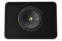 KICKER CompC 12 Loaded Enclosures Single-Voice-Coil 4-Ohm Subwoofer Black  50VCWC124 - Best Buy