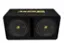 Angle. KICKER - CompC 12" Loaded Enclosures Dual Single-Voice-Coil 2-Ohm Subwoofers - Black.