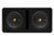 Front Zoom. KICKER - CompC 12" Loaded Enclosures Dual Single-Voice-Coil 2-Ohm Subwoofers - Black.