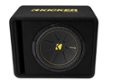 Angle Zoom. KICKER - CompC 12" Loaded Enclosures Single-Voice-Coil 2-Ohm Subwoofer - Black.