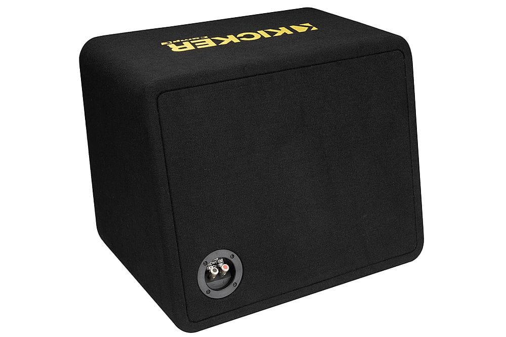 Alt View 11. KICKER - CompC 12" Loaded Enclosures Single-Voice-Coil 2-Ohm Subwoofer - Black.