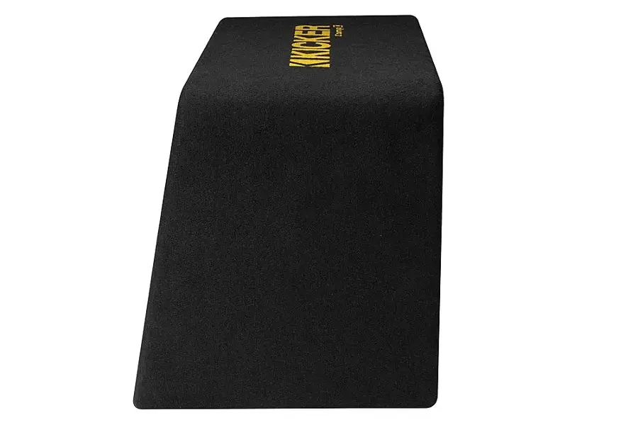 Alt View 14. KICKER - CompC 12" Loaded Enclosures Single-Voice-Coil 2-Ohm Subwoofer - Black.