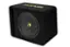 Left. KICKER - CompC 12" Loaded Enclosures Single-Voice-Coil 2-Ohm Subwoofer - Black.