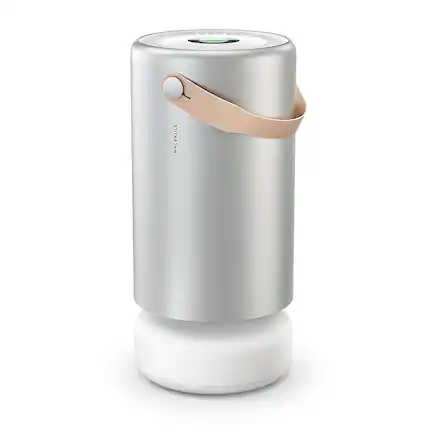 Front. Molekule - Air Pro Air Purifier with PECO-HEPA filter - Silver.