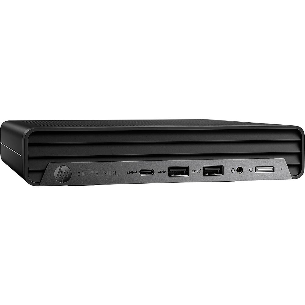 Angle View: Lenovo - ThinkCentre neo 50s Gen 4 Desktop - Intel Core i5-13400 - 8GB Memory - 256GB SSD - Black