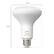 Left. Philips - Hue BR30 Bluetooth 85W Smart LED Bulb (3-pack) - White.