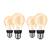 Angle. Philips - Hue Filament A19 Bluetooth 40W Smart LED Bulb (2-pack) - White.