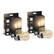 Front. Philips - Hue Filament A19 Bluetooth 40W Smart LED Bulb (2-pack) - White.